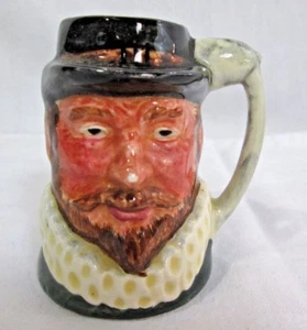 Lancaster Sandland Vintage Raleigh Character/Toby Mug, Miniature 3"Tx2.25"D - Picture 1 of 5