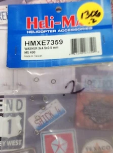 Heli-Max HMXE7359 Washer {3x4.5x0.5MMx10pc}: MX400 NewInPack USA Shipped - Picture 1 of 2