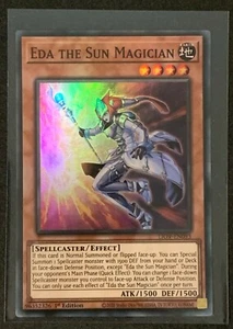 Eda the Sun Magician | LIOV-EN093 | Súper Raro | 1ª Edición | Juego de cartas coleccionables YuGiOh - Imagen 1 de 3