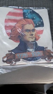 NOS New Tank Top T-SHIRT Thomas Jefferson 1976 MAYO SPRUCE TAG Size Large - Picture 1 of 3