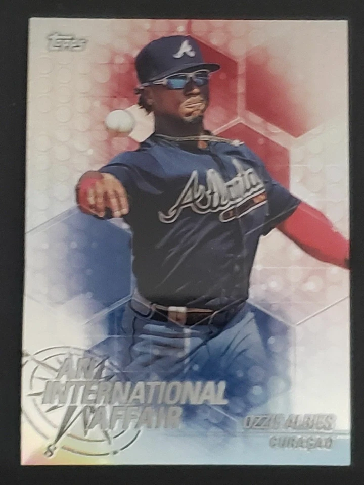 2018 Topps Chrome Update An International Affair # IA-OA OZZIE ALBIES RC Braves - Image 1 of 1