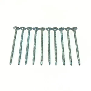 BAYPOLE WAFER HEAD SELF DRILLING SCREW 4.8 x 80mm Zinc Plated - Picture 1 of 3