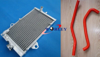 Radiador y manguera de aluminio para Yamaha Raptor 700 Raptor 700R YFM700 2006-2012 ROJO Foto 1 de 4
