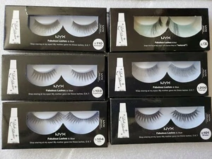 NYX FABULOUS LASHES & GLUE Assorted 6PACK(110-103-104-136-200-101) - Picture 1 of 3