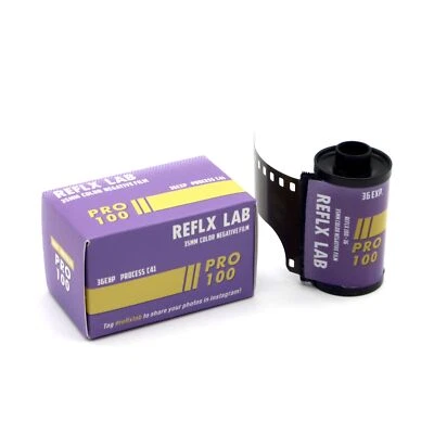 1 Roll Reflx Lab Pro100 ISO 100 35mm 36exp Process C-41 Color Negative Film - Image 1 of 4