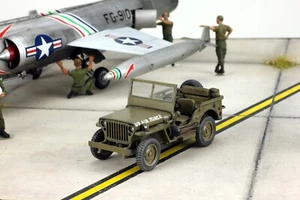 ProBuilt Modell 1:48 USAF Staff Car im Fliegerhorst (selten) - Bild 1 von 14