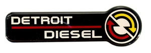 DETROIT DIESEL EMBLEM STANDARD SATIN - Picture 1 of 2