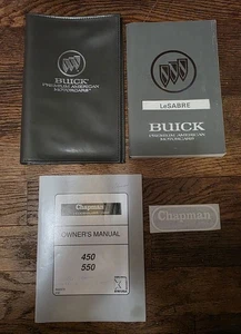 1992 BUICK LESABRE Owners Manual with leather Cover & Chapman Alarm Manual - Picture 1 of 10