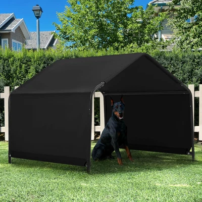 Dog Shade Shelter Outdoor 4'x4'x3' Tent for Large Medium Dogs, Outside Sun Rain - Image 1 of 4