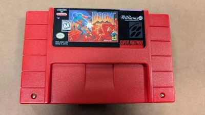 Doom (Super Nintendo SNES, 1995) With Manual - Image 1 of 4