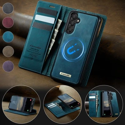 For Samsung A13/A14/A15/A16/A17 Removable Wallet Case Card Leather Flip Cover - Image 1 of 4