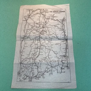 c 1920 MORSE GARAGE Lenox MA Western MA, CT MAP Oscar Hutchinson antique Auto - Picture 1 of 4