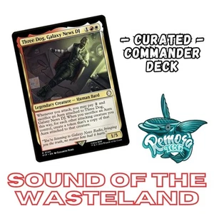 Three Dog, Galaxy News DJ Custom Commander Deck |  Ready-to-play EDH | MTG - Picture 1 of 14