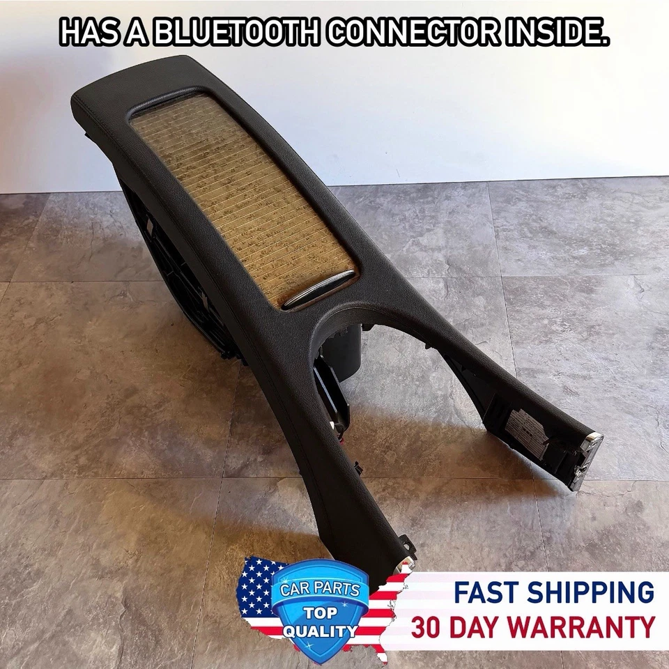 Mercedes W211 E350 E55 2005-2009 consola central reposabrazos unidad de almacenamiento negro OEM Foto 1 de 4