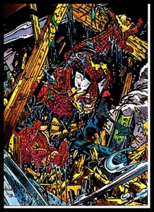1992 Comic Images Spider-Man: The McFarlane Era #26 Crawling Out - Bild 1 von 2