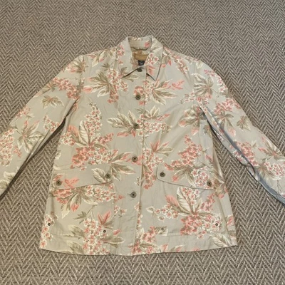 Jones New York Signature Floral Cottagecore Barn Jacket SZ M - Изображение 1 из 4