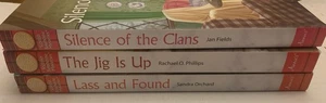 Scottish Bake house Mysteries Lot Of 3 Hardcover Lass And Found Jig Is Up Clans - Picture 1 of 8