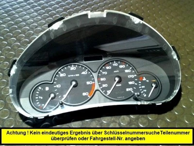 Tachoeinheit Peugeot 206 HDi eco 70 2KFX/2NFZ/ 9659728880 12 Monate Garantie - Bild 1 von 4