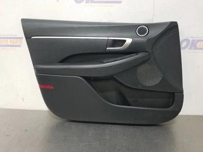23 2023 HYUNDAI SONATA SE LEFT DRIVER FRONT DOOR TRIM PANEL BLACK - Image 1 of 4