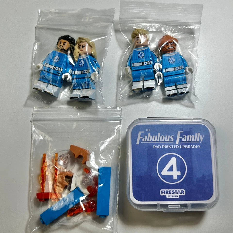 Lego Marvel Fantastic Four - Official Figures and Firestar Toys Upgrade Pack - Image 1 of 4