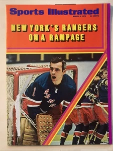 Ed Giacomin 2. März 1970 Sports Illustrated No Label New York Rangers - Bild 1 von 1