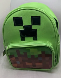 Zaino Minecraft Creeper Mini Dome borsa verde TNT MOJANG Studios - Foto 1 di 8