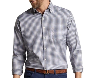 Peter Millar Summer Comfort Lightweight Performance Button Down Shirt $160 Small - Picture 1 of 9