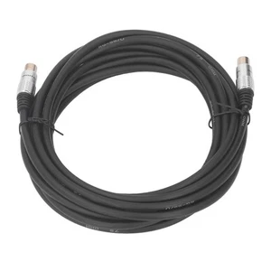 Coaxial Cable Connector TV9.5MM Male To TV9.5MM Male PVC For Satellite TV Set FY - Zdjęcie 1 z 22