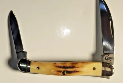 Case XX USA V52109W SS Mini Copperhead Knife Vintage Stag - Image 1 of 4