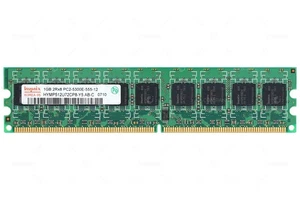 2GB Kit Hynix HYMP512U72CP8-Y5 PC2-5300E-555-12 1GB Server Memory RAM - Picture 1 of 2