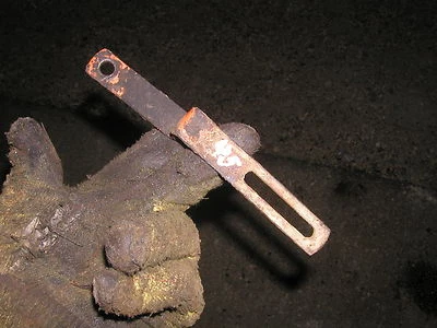 Allis Chalmers WD45 Tractor AC Generator tension mounting brace bracket - Image 1 of 3