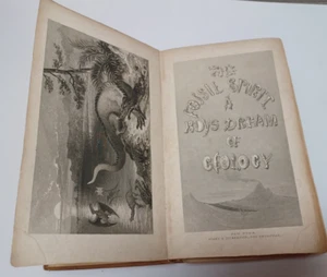 1854 Antique Book The Fossil Spirit: A Boy’s Dream of Geology. MILL, John JRRC - Picture 1 of 8