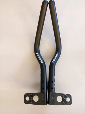 Aerobar VISION TEAM RO-a420 Clip-On Open J-Bend, Black - Image 1 of 4