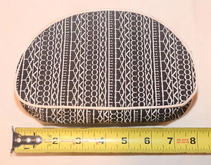 LANCOME BLACK & WHITE MAKE UP COSMETIC BAG CASE ORGANIZER - Bild 1 von 2