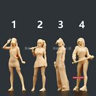 4pcs 1/64 Sports Girl Hat Scene Props Miniatures Figures For Cars Vehicles Toys
