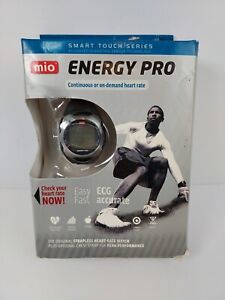 MIO Energy Pro Heart Rate Monitor w/Chest Strap FITSTIK Date & Alarm Sport Watch