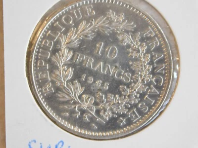France 10 Francs 1965 HERCULE (975) Argent Silver - Photo 1/2