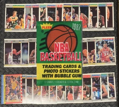 1987-88 Fleer NBA Basketball Trading Cards Complete Your Set U Pick Jordan - Image 1 of 3