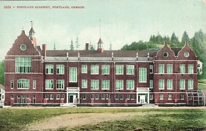 Vintage Postkarte Portland Akademie OREGON  - Bild 1 von 1