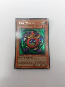 2002 Yu-Gi-Oh! Metal Raiders 1st Edition Time Wizard MRD-065 AE - Picture 1 of 5