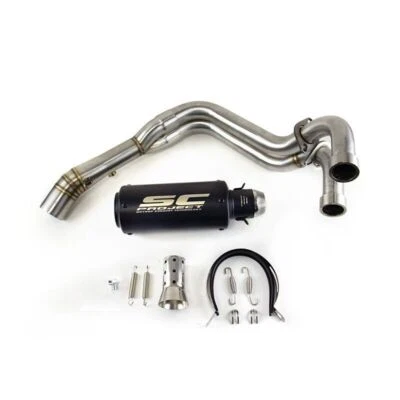 YZF R7 2021-2025 for Yamaha MT-07 Whole System Exhaust Header Pipe Muffler Tips — 第 1/4 张图片