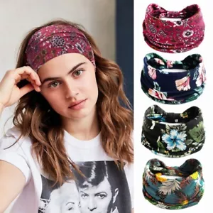 Fascia per capelli donna larga hair fasce estive elasticizzate bandana sport nodi fascia per capelli - Foto 1 di 41