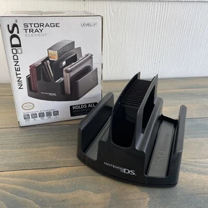 Bandeja de almacenamiento Nintendo DS negra elemento subir de nivel se adapta a todos los modelos (SH) - Imagen 1 de 8