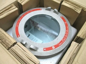 CROUSE HINDS INSTRUMENT HOUSING GUB319 1 02 COOPER EXPLOSION PROOF GLASS FRONT - Picture 1 of 7