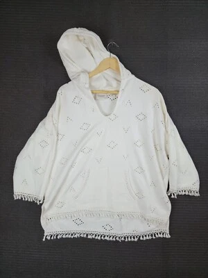 Scotch & Soda hoodie beach favorite 1/2 casual crop lace - Image 1 of 4