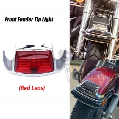Luz punta guardabarros delantero apta para Harley Davidson Electra Glide Road King 1980-2013 Foto 1 de 4