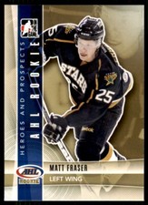 2011-12 In The Game Heroes & Prospects Update Matt Fraser Texas Stars #215