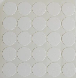 18MM SELBSTKLEBENDE CAM SCHRAUBE LOCH ABDECKUNG KAPPE WEISS MÖBELSCHRANK BÜCHERREGAL - Bild 1 von 12