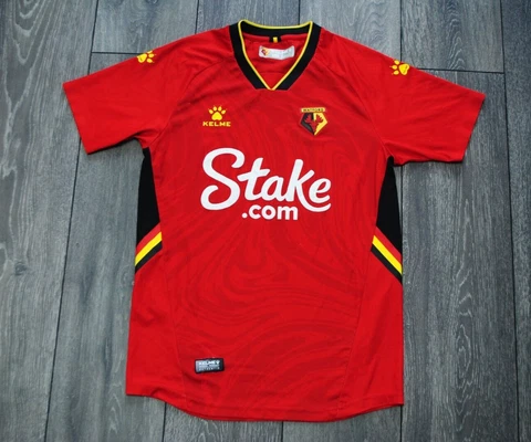 MENS SMALL WATFORD ENGLAND HOME FOOTBALL SHIRT 2022-2023 SOCCER JERSEY KELME RED Cover