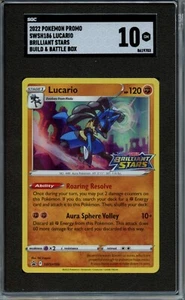 2022 Pokemon Lucario Promo B&B Box SGC 10 - Picture 1 of 1
